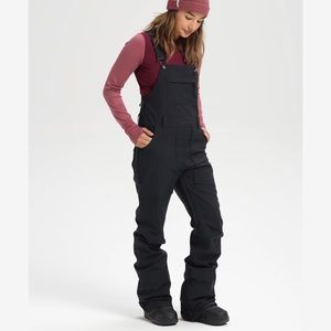 Burton Avalon Bib Snow Pants - Womens S, Black
